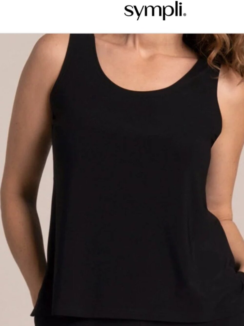 Sympli - Scoop Neck Tank Top - NWT